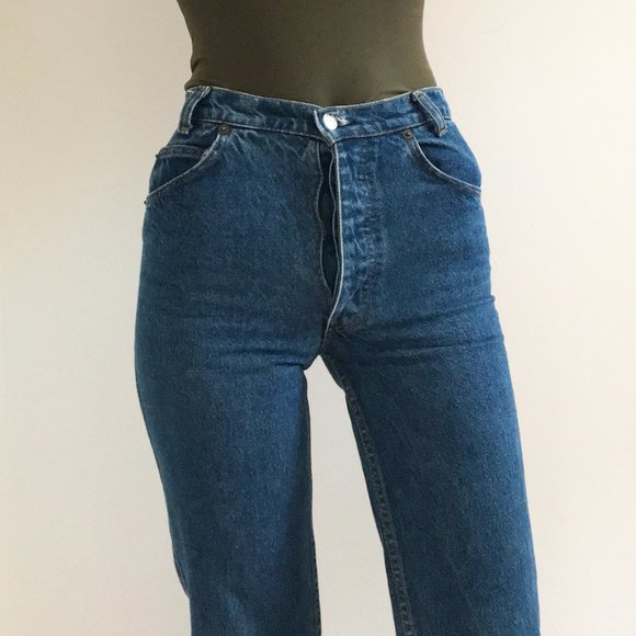VTG Levi's Straight High Waist Orange Tab 303's 26 - Picture 1 of 11